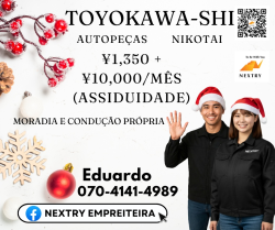 Toyokawa-shi 1,350/h + 10,000/mês - Ni-kotai