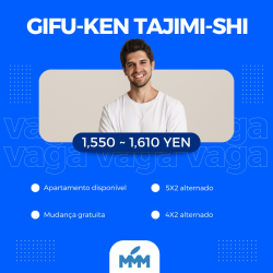 VAGAS PARA GIFU-KEN TAJIMI-SHI