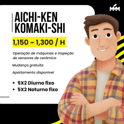 VAGAS EM AICHI KEN KOMAKI SHI