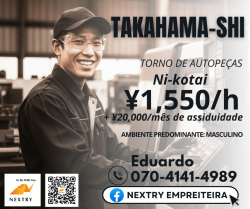 Takahama-shi - Torno de autopeças